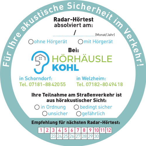 Hörplakette in Schorndorf